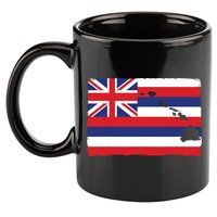 Hawaii The Aloha State Flag By Hawaii Nei All Day 11oz C Handle Ceramic Mug