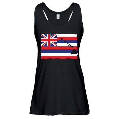 Hawaii The Aloha State Flag By Hawaii Nei All Day Ladies Essential Flowy Tank