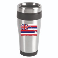 Hawaii The Aloha State Flag By Hawaii Nei All Day 16oz Travel Tumbler