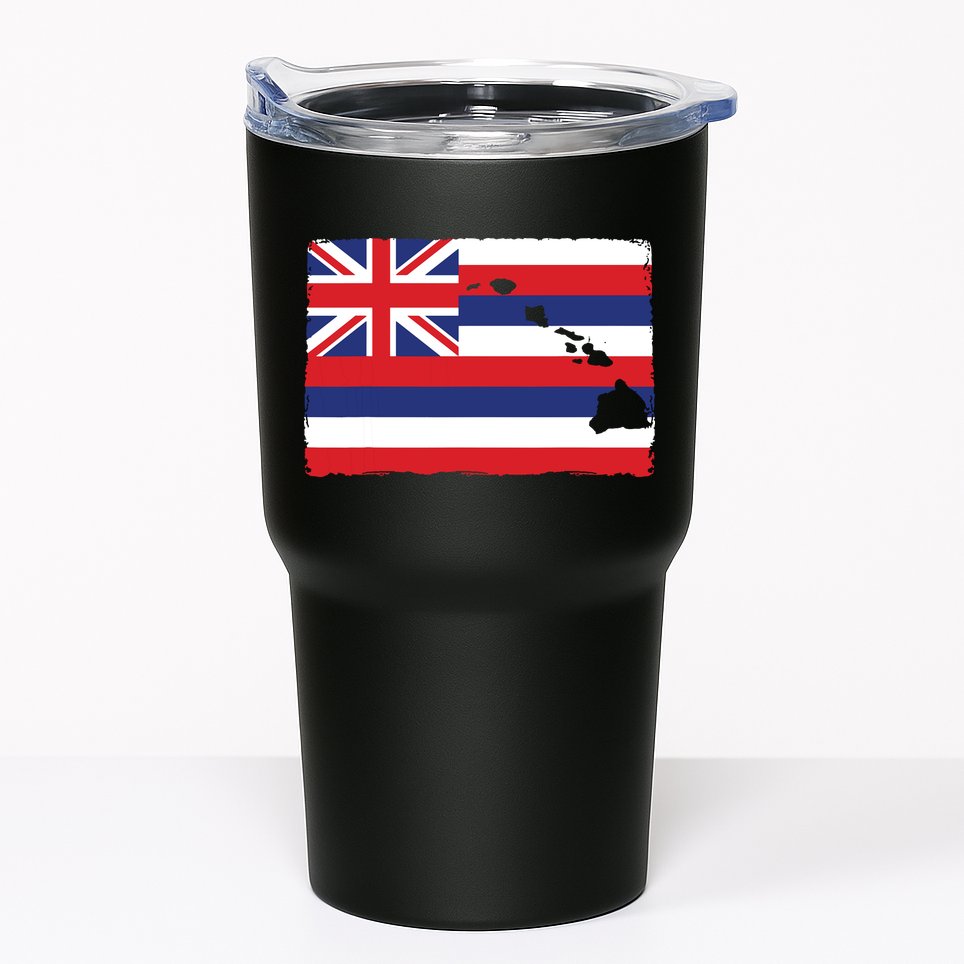 Hawaii The Aloha State Flag By Hawaii Nei All Day Tumbler