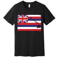 Hawaii The Aloha State Flag By Hawaii Nei All Day Premium T-Shirt