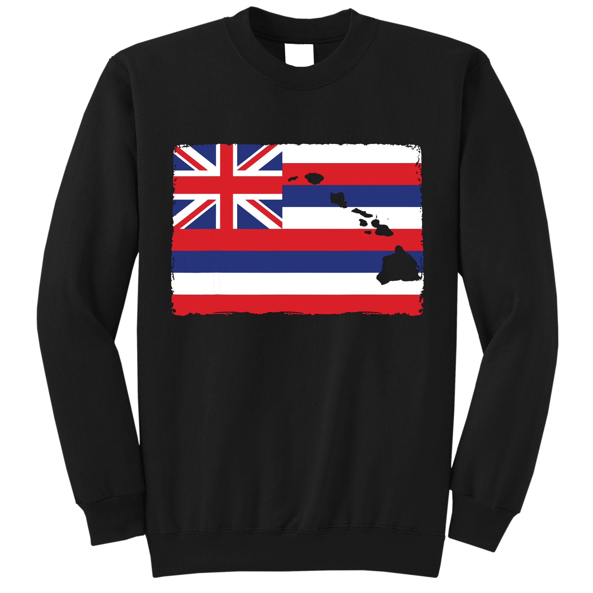 Hawaii The Aloha State Flag By Hawaii Nei All Day Tall Sweatshirt
