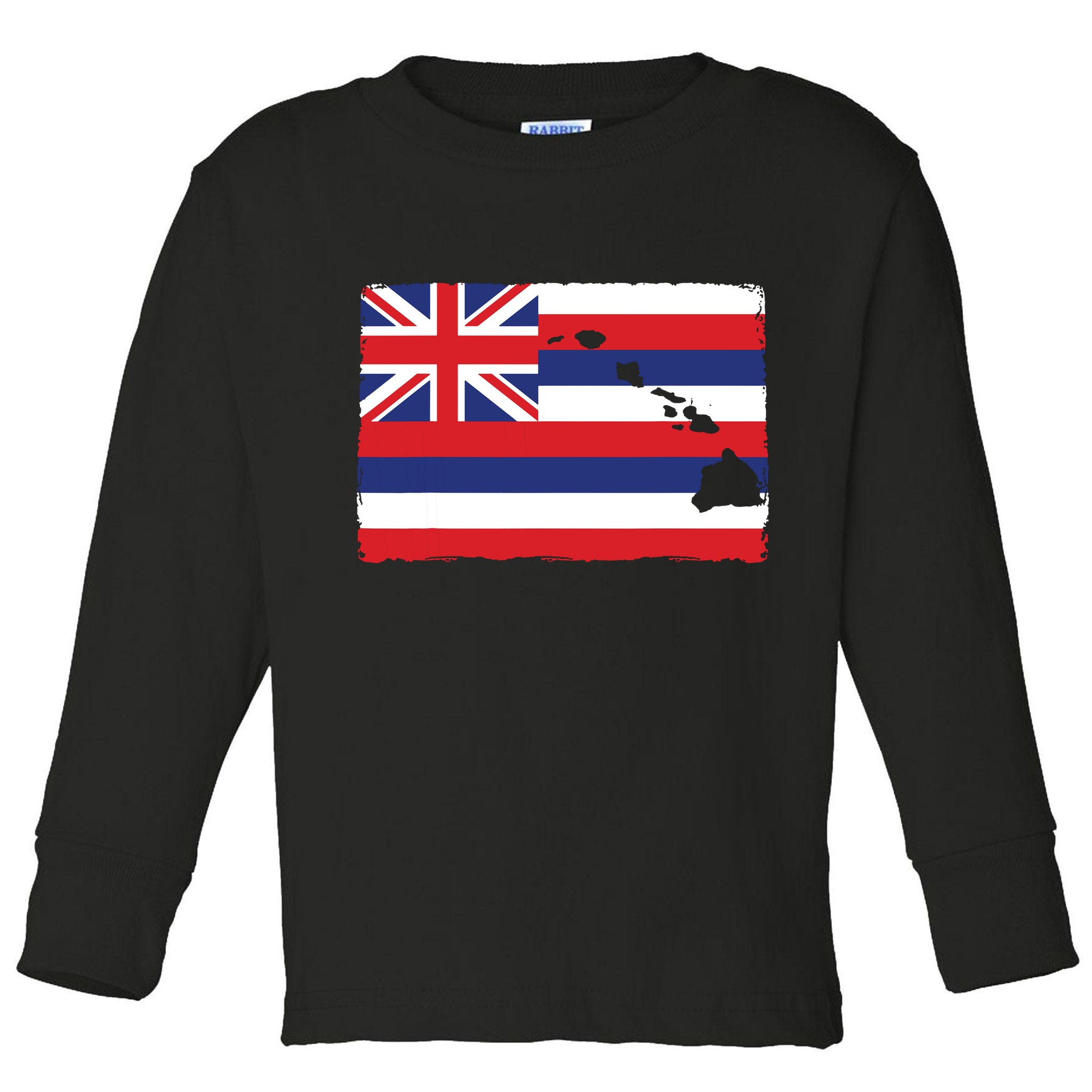 Hawaii The Aloha State Flag By Hawaii Nei All Day Toddler Long Sleeve Shirt