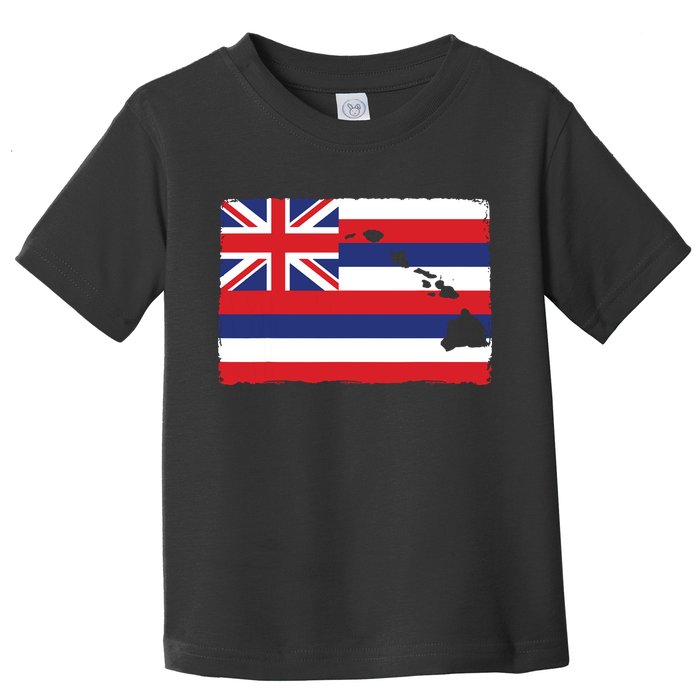 Hawaii The Aloha State Flag By Hawaii Nei All Day Toddler T-Shirt