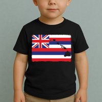 Hawaii The Aloha State Flag By Hawaii Nei All Day Toddler T-Shirt