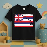 Hawaii The Aloha State Flag By Hawaii Nei All Day Toddler T-Shirt