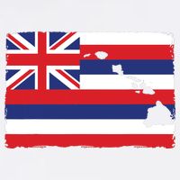 Hawaii The Aloha State Flag By Hawaii Nei All Day Garment-Dyed Sweatshirt