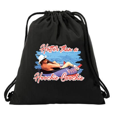 Hotter Than A Hoochie Coochie Country Drawstring Bag