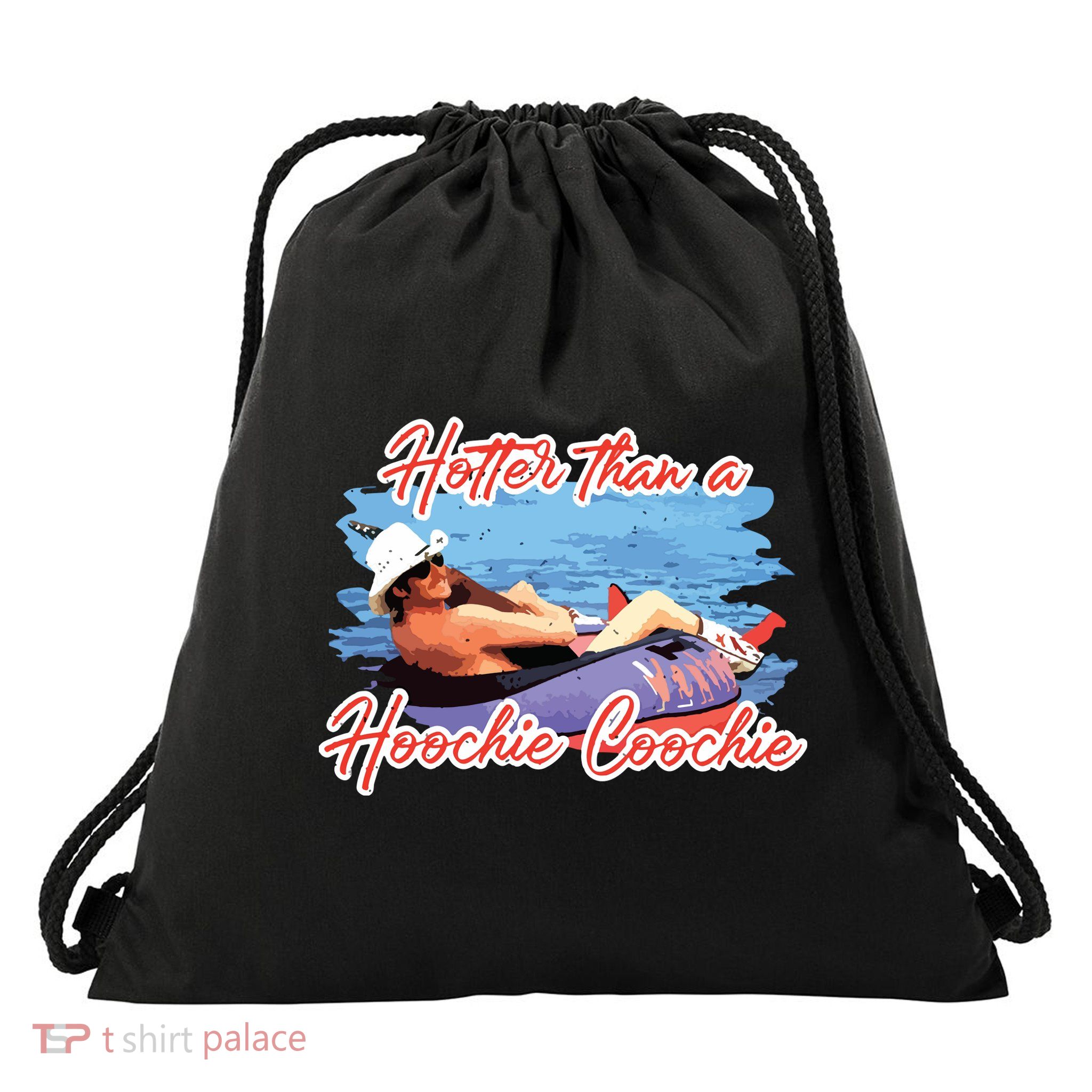 Hotter Than A Hoochie Coochie Country Drawstring Bag