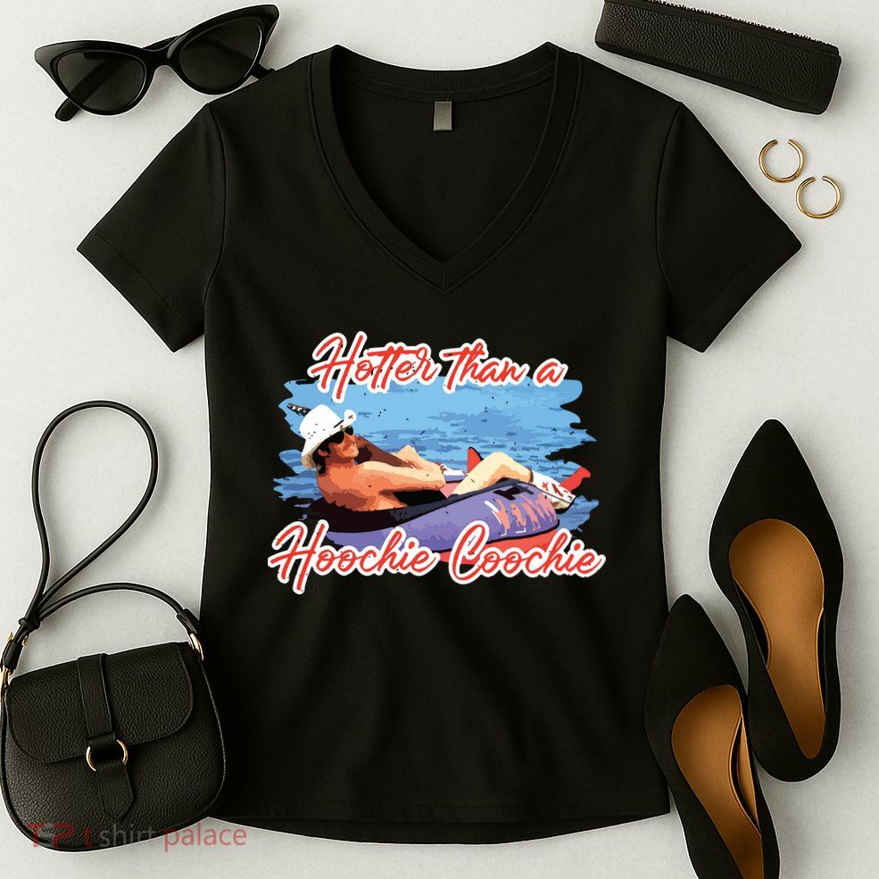 Hotter Than A Hoochie Coochie Country Women's V-Neck T-Shirt
