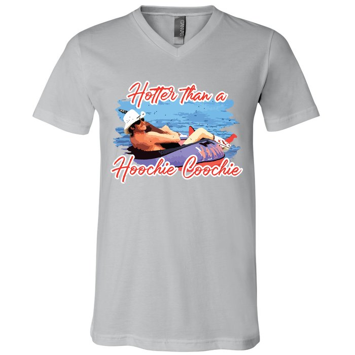 Hotter Than A Hoochie Coochie Country V-Neck T-Shirt