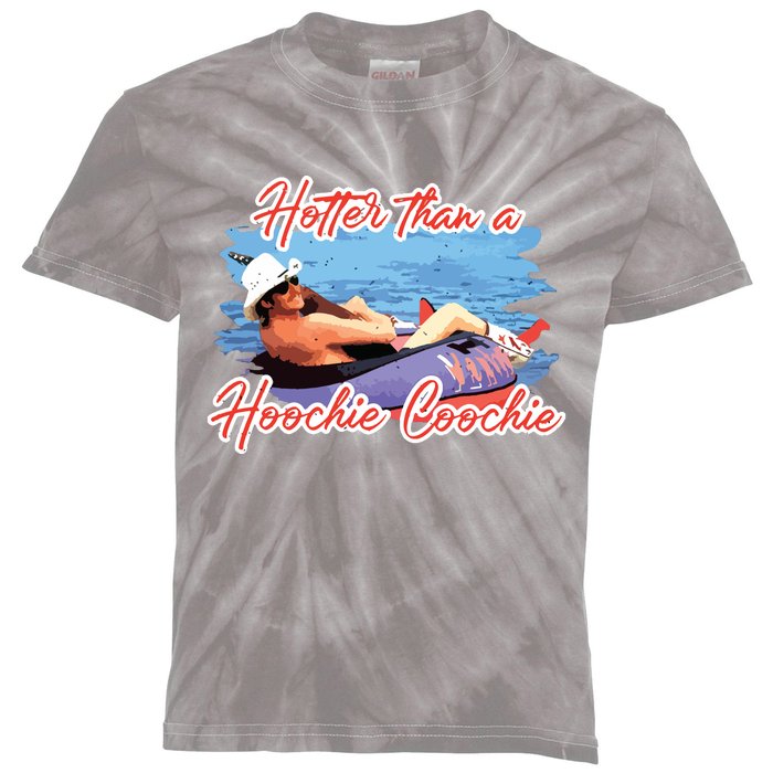 Hotter Than A Hoochie Coochie Country Kids Tie-Dye T-Shirt