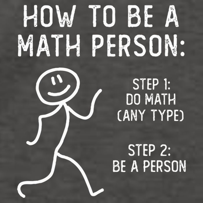 How To Be A Math Person Vector Backpack