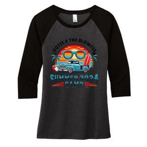 Hootie The Blowfish Summer 2024 Camping Women's Tri-Blend 3/4-Sleeve Raglan Shirt