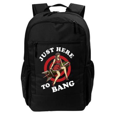 Here To Bang 4th Of July Pin Up Girl Rocket Backpack