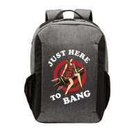 Here To Bang 4th Of July Pin Up Girl Rocket Vector Backpack