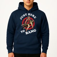 Here To Bang 4th Of July Pin Up Girl Rocket Hoodie