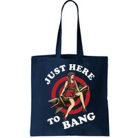 Here To Bang 4th Of July Pin Up Girl Rocket Bag