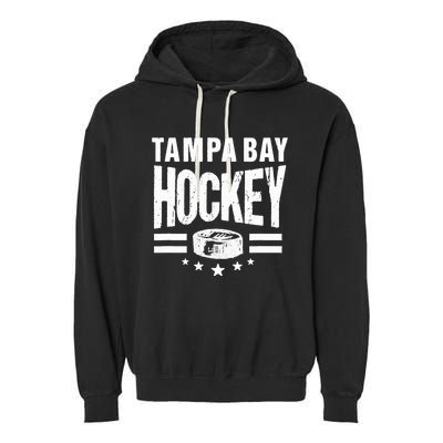 Hockey Tampa Bay Throwback Blue Tb Retro Tampa Bay Fan Pro Garment-Dyed Fleece Hoodie