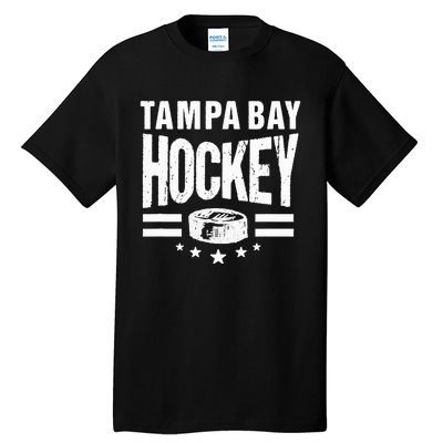 Hockey Tampa Bay Throwback Blue Tb Retro Tampa Bay Fan Pro Tall T-Shirt