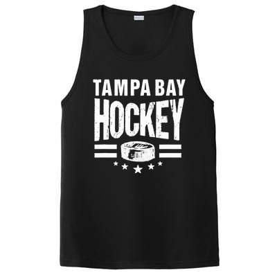 Hockey Tampa Bay Throwback Blue Tb Retro Tampa Bay Fan Pro PosiCharge Competitor Tank