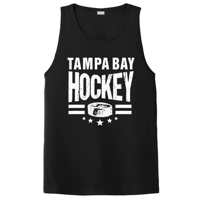 Hockey Tampa Bay Throwback Blue Tb Retro Tampa Bay Fan Pro PosiCharge Competitor Tank