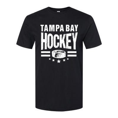 Hockey Tampa Bay Throwback Blue Tb Retro Tampa Bay Fan Pro Softstyle CVC T-Shirt