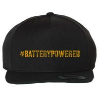 Hash Tag Battery Powered Batterypowered Wool Snapback Cap