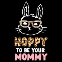 Hoppy To Be Your Mommy Easter Mom Mother's Day Easter Day 16 in Basic Backpack