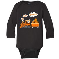 Halloween Train Boo Ghost Pumpkin Toddler Boys Baby Long Sleeve Bodysuit