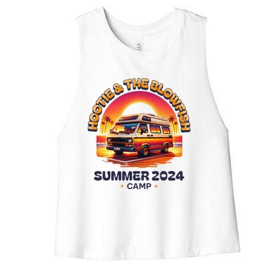 Hootie & The Blowfish Summer 2024 Camping Van Women's Racerback Cropped Tank