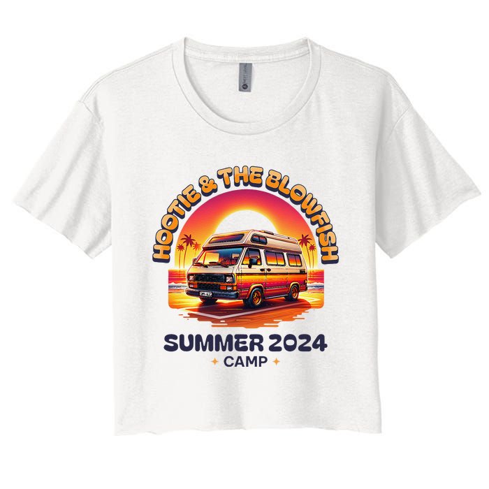 Hootie & The Blowfish Summer 2024 Camping Van Women's Crop Top Tee