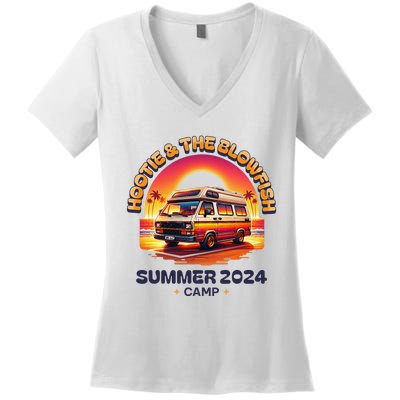 Hootie & The Blowfish Summer 2024 Camping Van Women's V-Neck T-Shirt