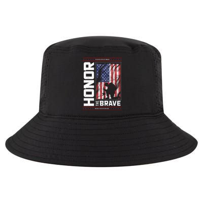 Honor The Brave Who Will Never Return Home Usa Memorial Day Patriotic Cool Comfort Performance Bucket Hat