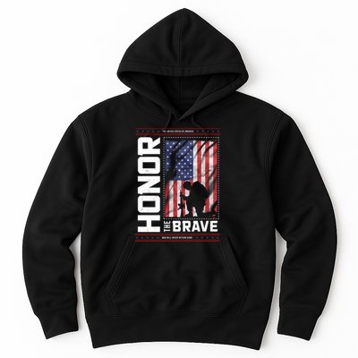Honor The Brave Who Will Never Return Home Usa Memorial Day Patriotic Hoodie