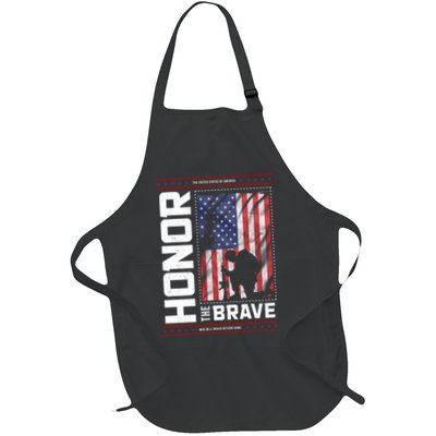 Honor The Brave Who Will Never Return Home Usa Memorial Day Patriotic Apron