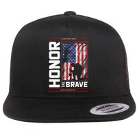 Honor The Brave Who Will Never Return Home Usa Memorial Day Patriotic Flatbill Hat