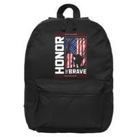 Honor The Brave Who Will Never Return Home Usa Memorial Day Patriotic 16 in Basic Backpack