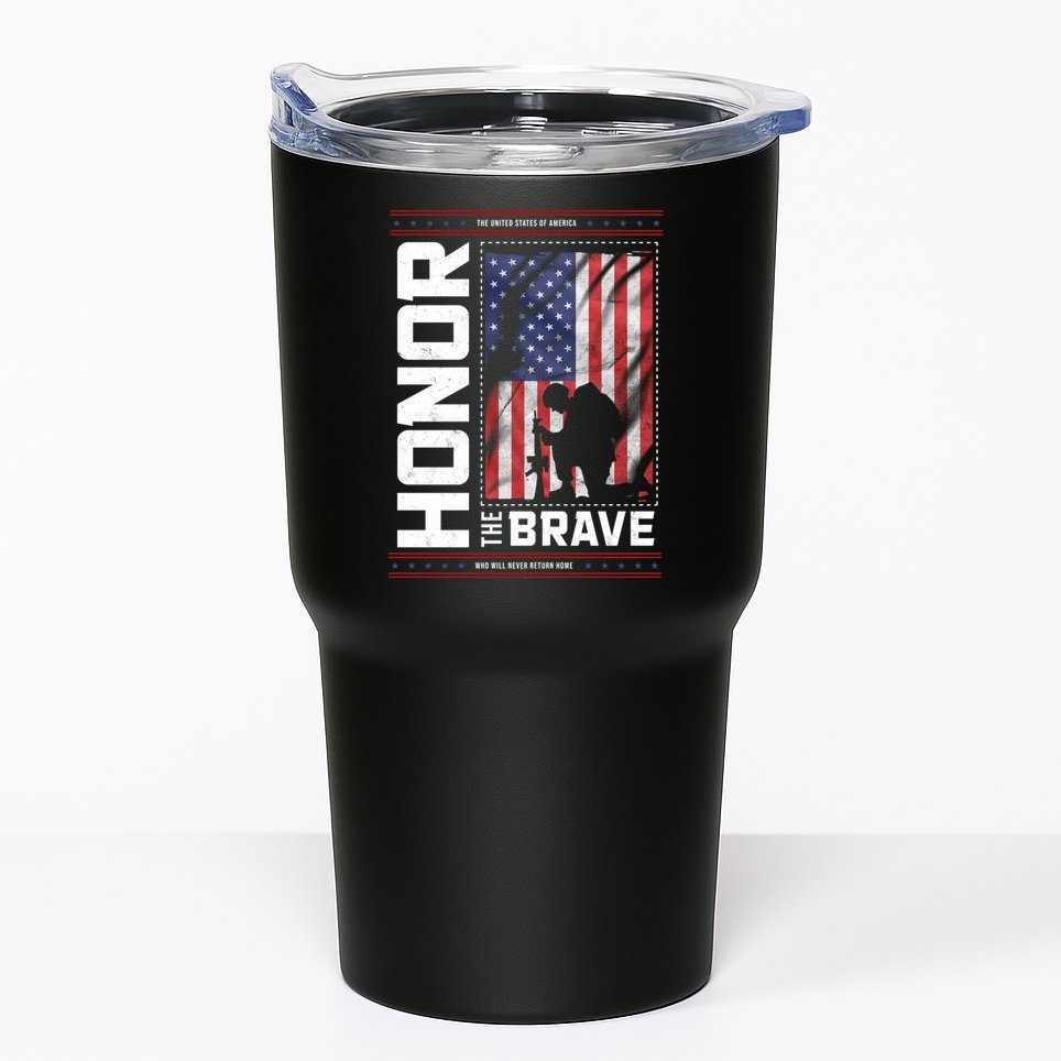 Honor The Brave Who Will Never Return Home Usa Memorial Day Patriotic Tumbler