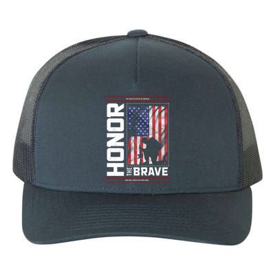 Honor The Brave Who Will Never Return Home Usa Memorial Day Patriotic Yupoong Adult 5-Panel Trucker Hat