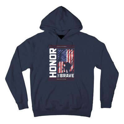 Honor The Brave Who Will Never Return Home Usa Memorial Day Patriotic Hoodie