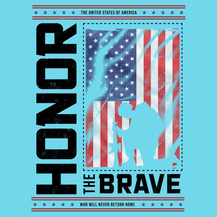 Honor The Brave Who Will Never Return Home Usa Memorial Day Patriotic Womens T-Shirt