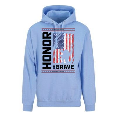 Honor The Brave Who Will Never Return Home Usa Memorial Day Patriotic Unisex Surf Hoodie