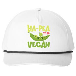 Hagiftpea To Be Vegan Funny Veganism Food Cool Gift Snapback Five-Panel Rope Hat