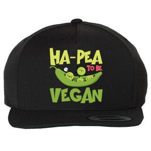 Hagiftpea To Be Vegan Funny Veganism Food Cool Gift Wool Snapback Cap