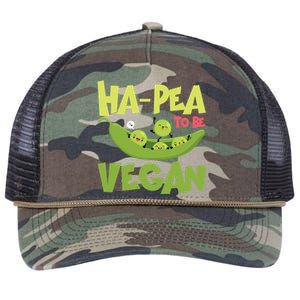 Hagiftpea To Be Vegan Funny Veganism Food Cool Gift Retro Rope Trucker Hat Cap