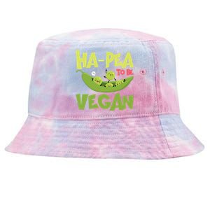 Hagiftpea To Be Vegan Funny Veganism Food Cool Gift Tie-Dyed Bucket Hat