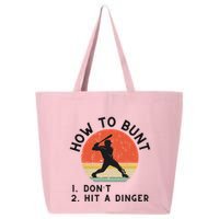 How To Bunt DonT Hit A Dinger Baseball Player 25L Jumbo Tote