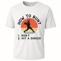 How To Bunt DonT Hit A Dinger Baseball Player Performance Shirt