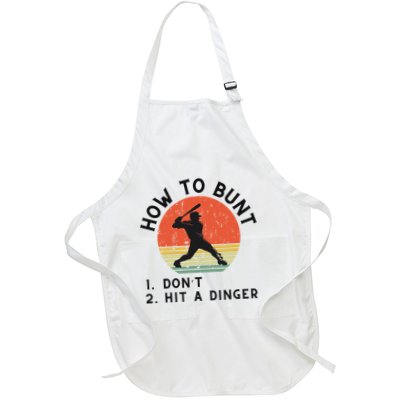 How To Bunt DonT Hit A Dinger Baseball Player Apron